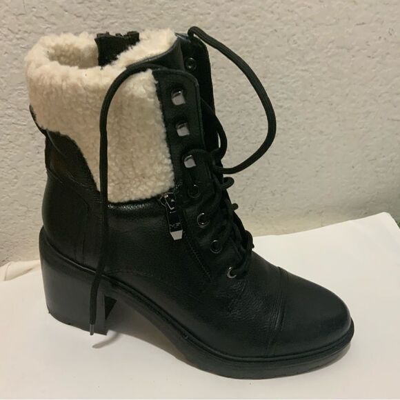 NEW MARC FISHER LANSLY BOOT SHEARLING DETAILS WOMEN’S SIZE 10M - Picture 11 of 14